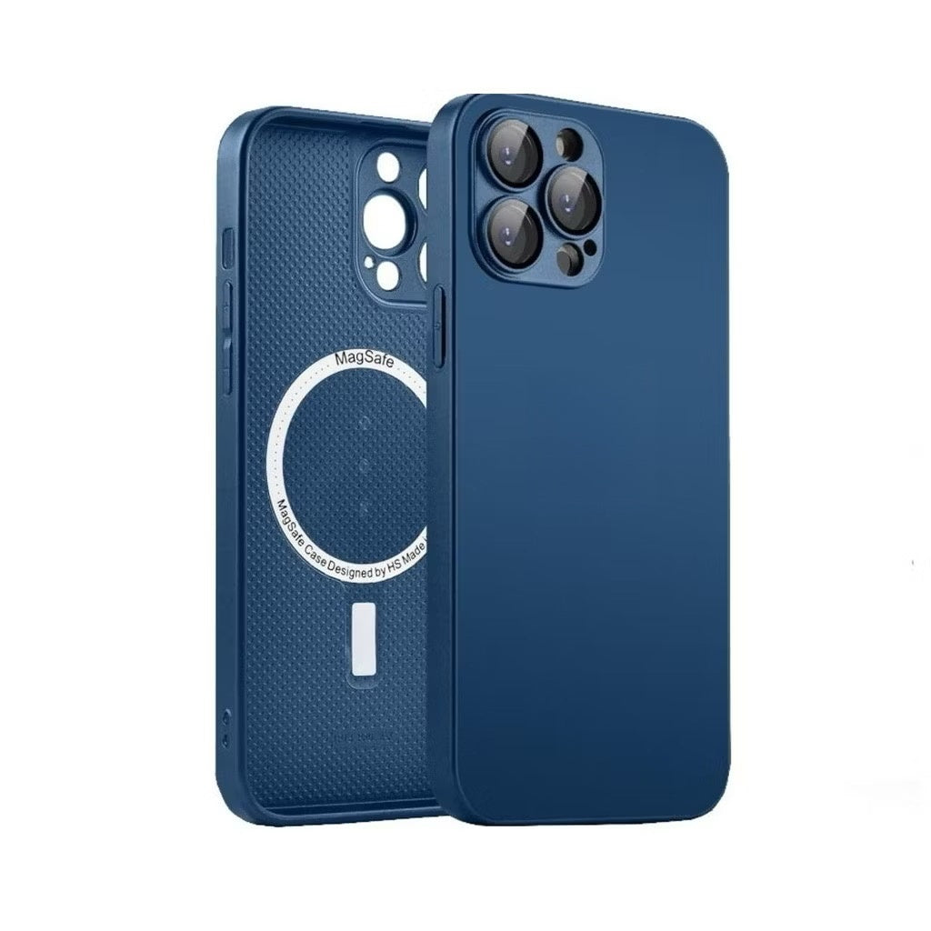 Case Magsafe Glass Adequado Para iPhone 14/15/16/16Pro/16Plus/16Pro Max