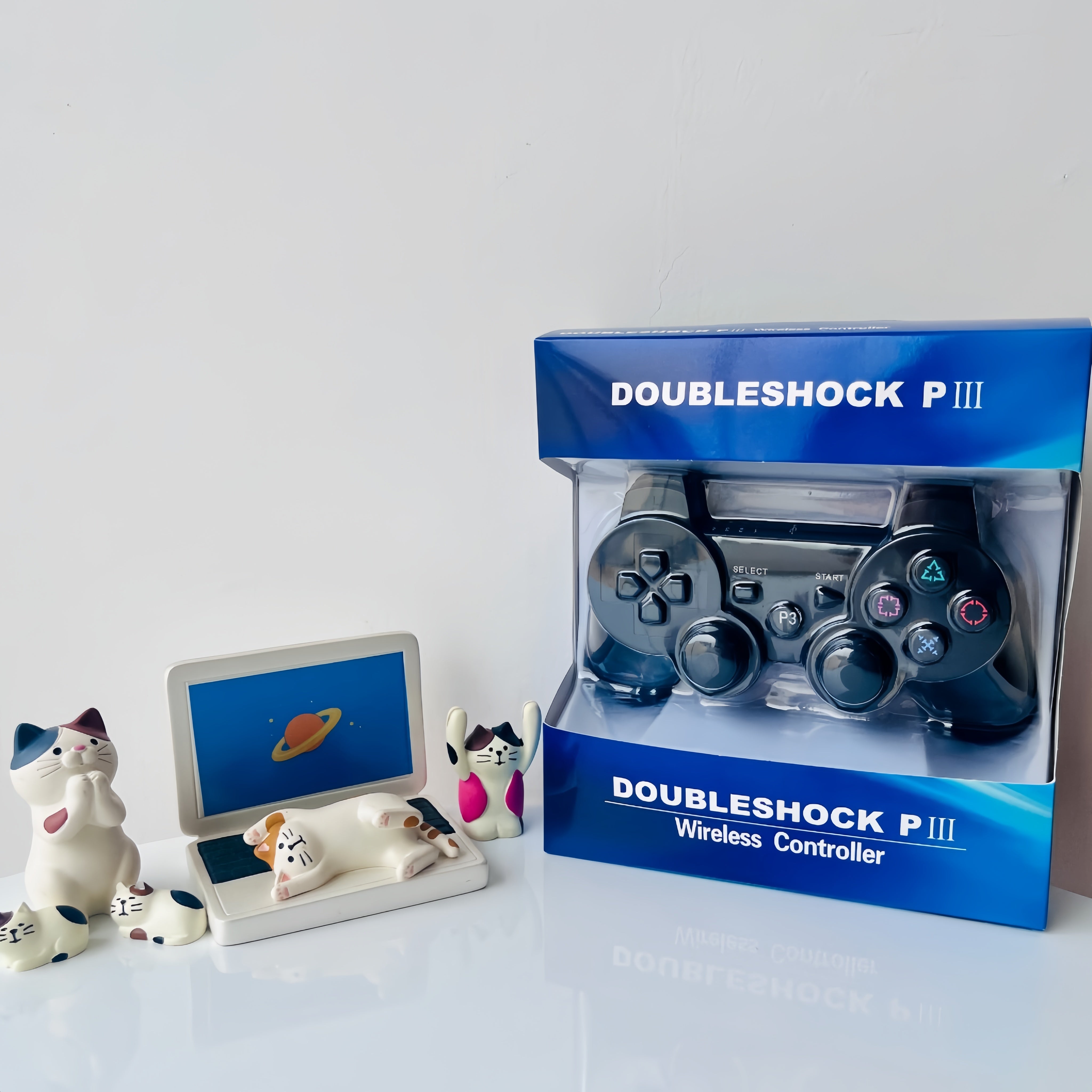 Controle Ps3 Joystick Wireless Sem Fio Com Cabo Recarregador